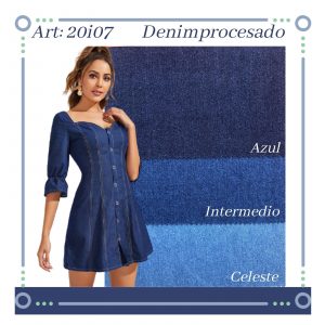 Denim Rigido Procesado 20I07